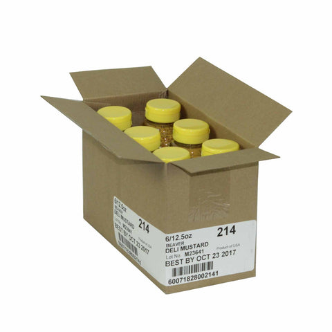 Beaver Deli Mustard, 12.5 Ounce -- 6 per case