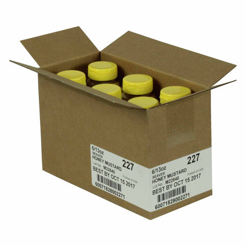 Beaver Honey Mustard, 13 Ounce -- 6 per case