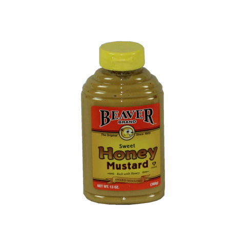 Beaver Honey Mustard, 13 Ounce -- 6 per case
