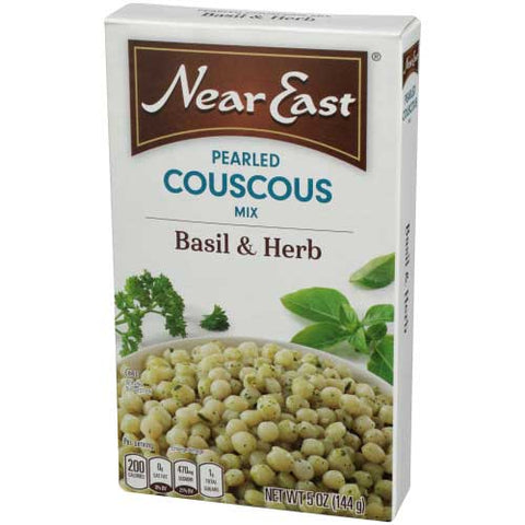 Near East Basil and Herb Pearled Couscous Mix, 5 Ounce -- 12 per case