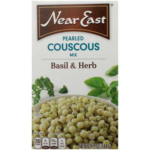Near East Basil and Herb Pearled Couscous Mix, 5 Ounce -- 12 per case