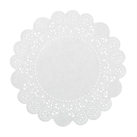 Royal Lace Doilie, 6 inch -- 10000 per case.