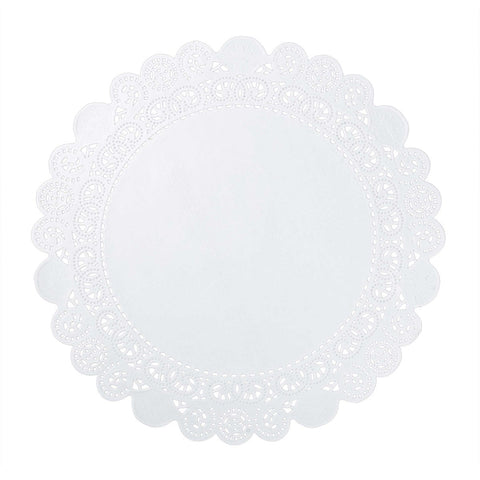 Royal Lace Doilie, 12 inch -- 5000 per case.