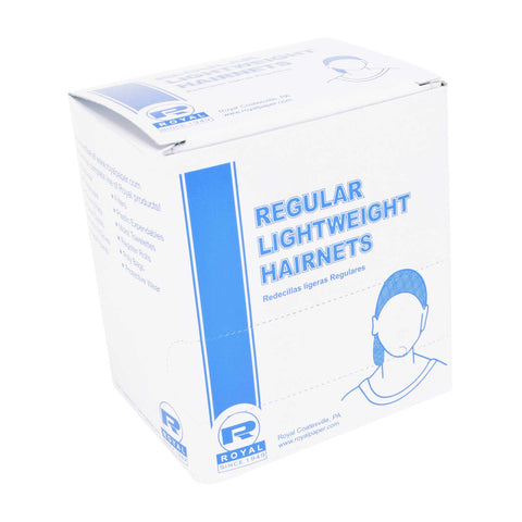 Royal Dark Brown Light Weight Hairnet -- 2880 per case.