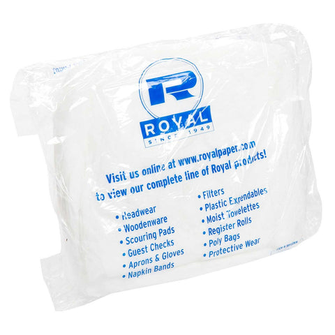 Royal 21 inch White Bouffant Cap, 100 count per pack -- 10 per case.