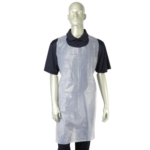 Royal Lightweight Poly Apron - Boxed, 100 count per pack -- 10 per case