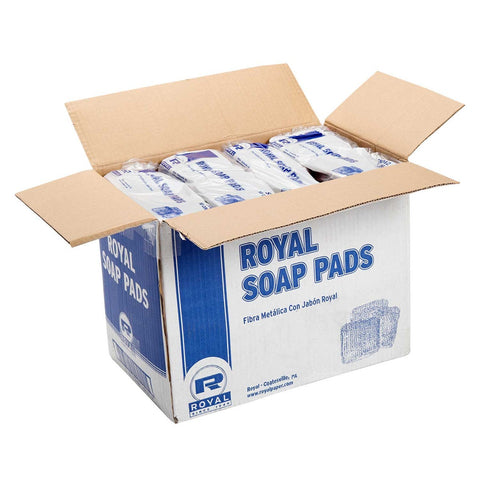 Royal Institutional Soap Pads, 10 count per pack -- 12 per case.