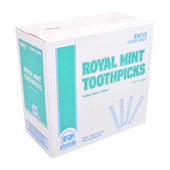 Royal Individual Cello Wrapped Mint Toothpicks, 1000 count per pack -- 15 per case