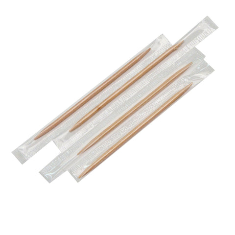 Royal Individual Cello Wrapped Mint Toothpicks, 1000 count per pack -- 15 per case