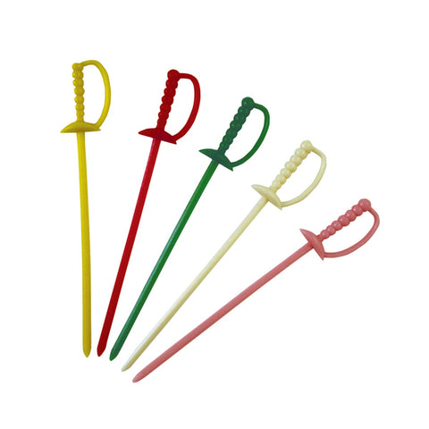 Royal Assorted Plastic Sword Picks -- 10000 per case
