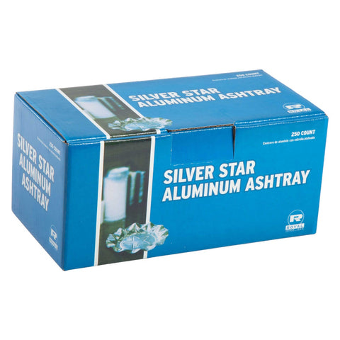 Royal Silver Star Aluminum Ashtray -- 1000 per case.