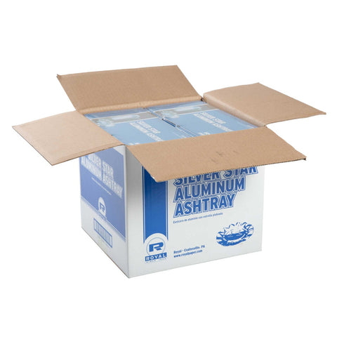 Royal Silver Star Aluminum Ashtray -- 1000 per case.