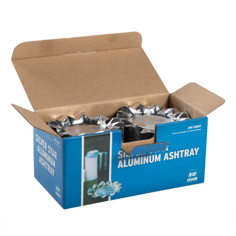 Royal Silver Star Aluminum Ashtray -- 1000 per case.