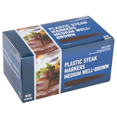 Royal Plastic Medium Brown Well Steak Marker -- 5000 per case.