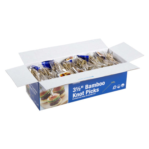 Royal Bamboo Knot Pick, 3.5 inch -- 1000 per case.