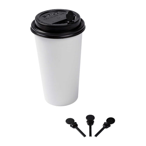 Royal Black Circle Beverage Plug, 400 count per pack -- 5 per case.