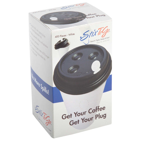 Royal White Circle Beverage Plug -- 2000 per case.
