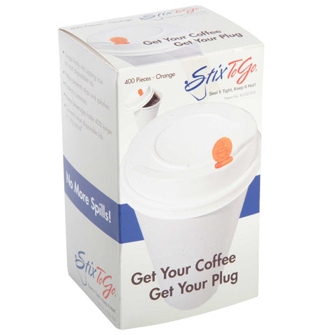Royal Orange Circle Beverage Plug -- 2000 per case.
