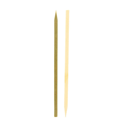 Royal Flat Bamboo Skewer, 500 count per pack -- 6 per case.