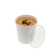 Royal Polypropylene Clear Vented Food Container Lid, 16 Ounce -- 500 per case.