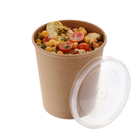 Royal Polypropylene Clear Vented Food Container Lid, 32 Ounce -- 500 per case.