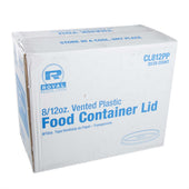 Royal Polypropylene Vented Food Container Lid, 12 Ounce -- 500 per case.