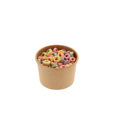 Royal Kraft Paper Food Container, 8 Ounce -- 500 per case.