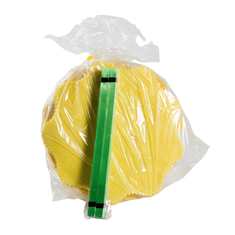 Royal Flat Yellow Lemon Wrap with Green Ribbon -- 1000 per case.