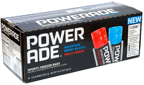 Power Ade Sports Freezer Bar, 5.5 Ounce -- 45 per case