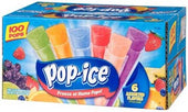 Pop Ice 6 Assorted Flavors Ice Pops Freezer Bars, 1.5 Ounce -- 100 per case
