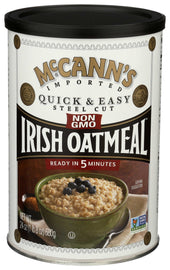 McCanns Quick and Easy Steel Cut Irish Oatmeal, 24 Ounce -- 12 per case.