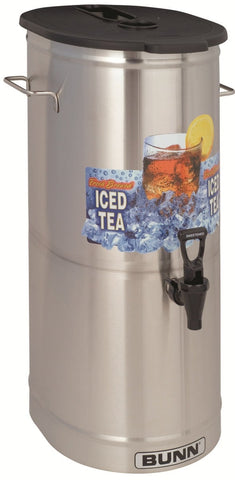 Bunn Cylinder Style Iced Tea and Coffee Dispenser, 5 Gallon
