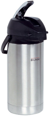 Bunn Stainless Steel Lever Action Airpot, 3.8 Liter -- 6 per case