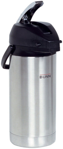 Bunn Stainless Steel Lever Action Airpot, 3.8 Liter -- 6 per case
