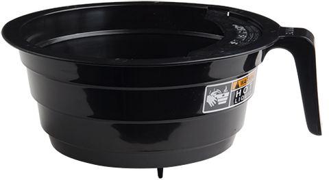 Bunn Black Plastic Splashguard Funnel with Decals, 7.12 inch Width