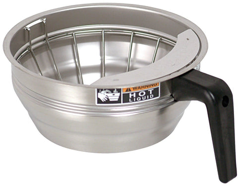Bunn Stainless Steel Splashgard Funnel, 7.12 inch Width