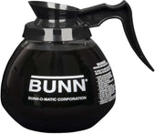 Bunn Glass 12 Cup Coffee Decanter with Black Handle, 64 Ounce -- 24 per case