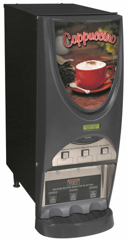 Bunn Imix Silver Series Black Plus Hot Beverage System with 3 Hoppers