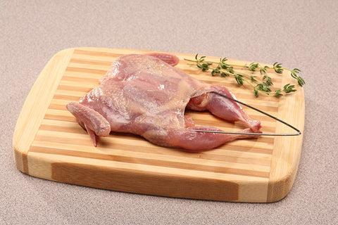 Manchester Farms Euro Style Semi Boneless Quail, 3.75 Ounce -- 24 per case.