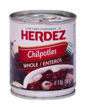 Herdez Chipotle Whole Peppers, 7 Ounce -- 12 per case.