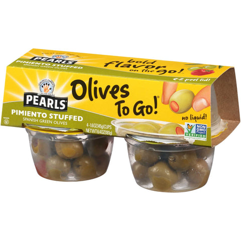Pearls Pimento Stuffed Manzanilla Olives, 6.4 Ounce -- 6 per case.