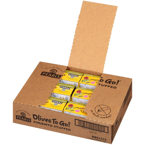 Pearls Pimento Stuffed Manzanilla Olives, 6.4 Ounce -- 6 per case.