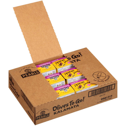 Pearls Kalamata Pitted Olives, 5.6 Ounce -- 6 per case.