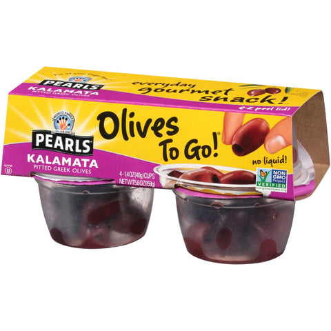 Pearls Kalamata Pitted Olives, 5.6 Ounce -- 6 per case.