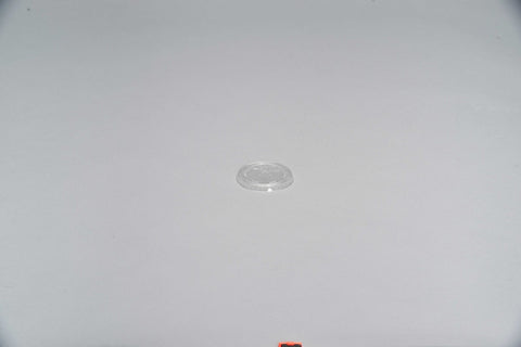 Genpak Flat Clear Straw Slot Lid Only -- 1000 per case.