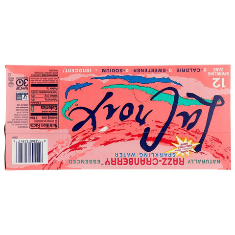 Lacroix Cran Raspberry Sparkling Water, 12 Fluid Ounce Can -- 24 per case.