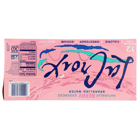Lacroix Berry Sparkling Water, 12 Fluid Ounce Can -- 24 per case.