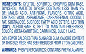 Airheads Watermelon Sugar Free Gum Sticks, 14 pieces per pack -- 144 per case.
