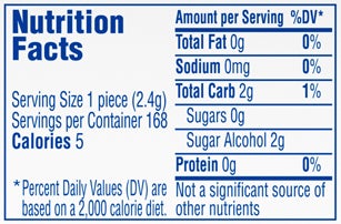 Airheads Watermelon Sugar Free Gum Sticks, 14 pieces per pack -- 144 per case.