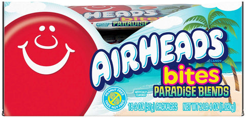 Airheads Bites Paradise Blends Candy, 2 Ounce -- 144 per case